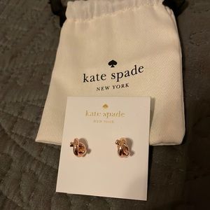Kate Spade rose gold earrings